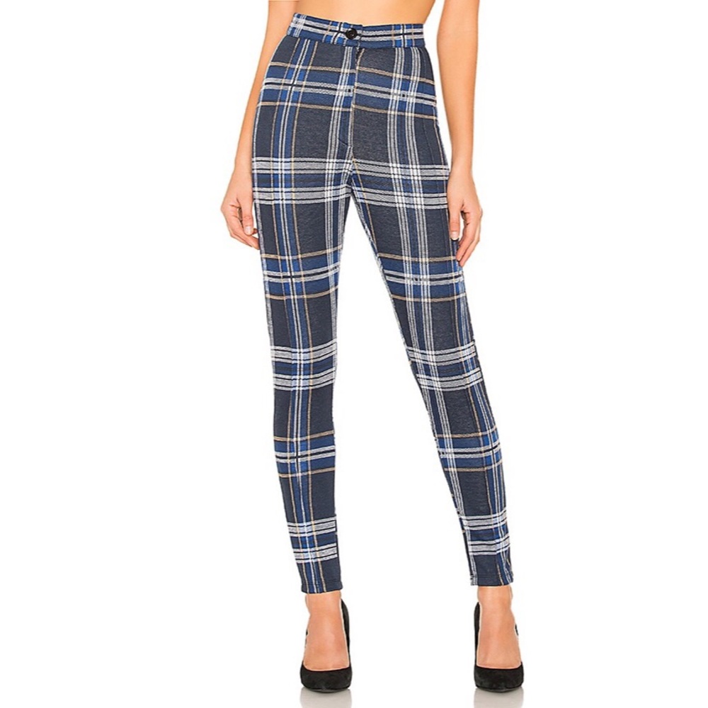 Free people plaid pants